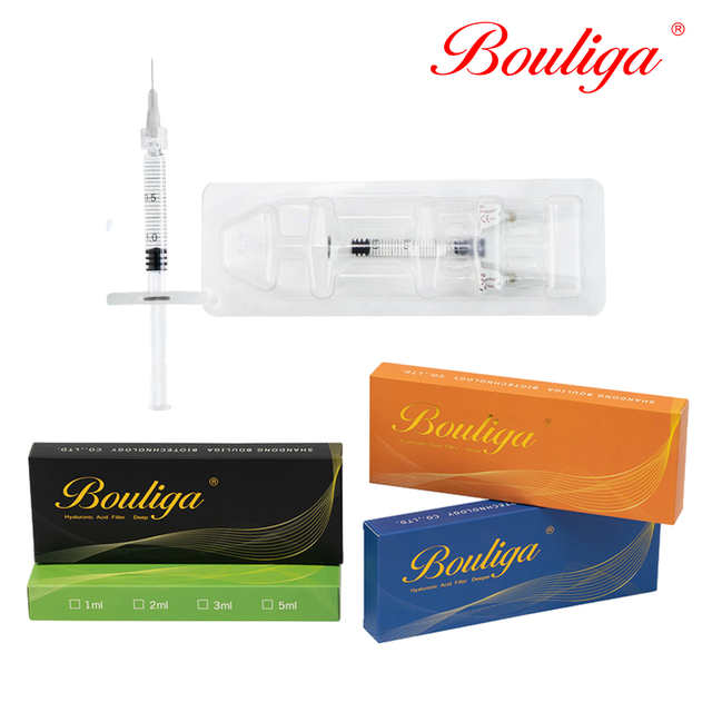 2 ml Bouliga Anti-Aging-Faltenfüller-Injektions-Hyaluronsäure-Gel