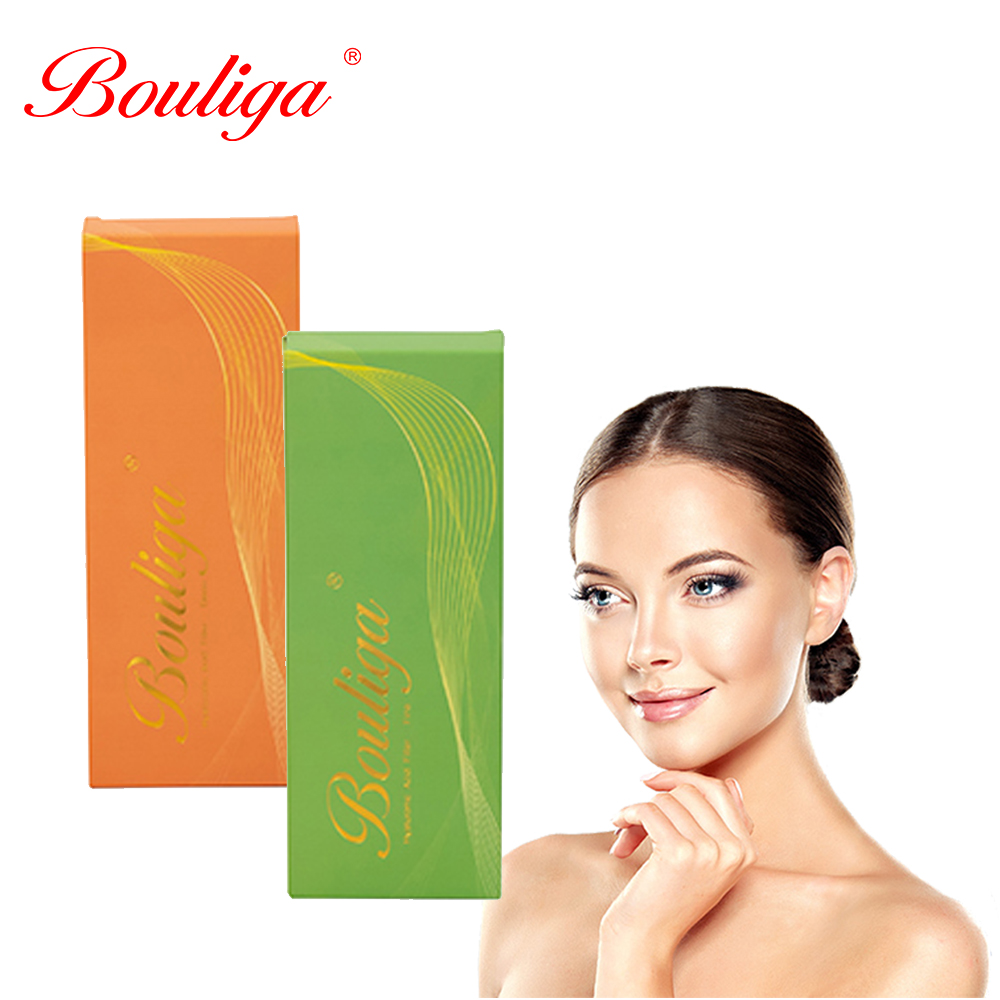 Bouliga 2 ml Volumen 100 % reiner Hyaluronsäure-Füller für Gesichtsfalten und -falten